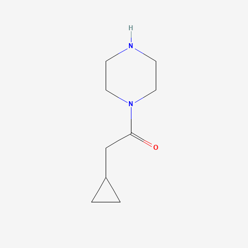 2-cyclopropyl-1-piperazin-1-ylethanone (CAS: 1339181-87-1) - Chemical Structure and Molecular Formula 