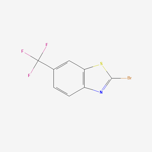 2-bromo-6-(trifluoromethyl)-1,3-benzothiazole (CAS: 898748-23-7) - Chemical Structure and Molecular Formula 