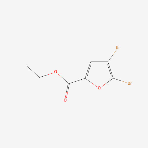 ethyl 4,5-dibromofuran-2-carboxylate (CAS: 54113-42-7) - Chemical Structure and Molecular Formula 