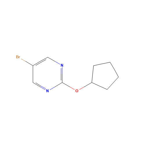 5-bromo-2-cyclopentyloxypyrimidine (CAS: 1289027-78-6) - Related Chemical Product