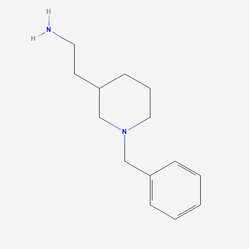 2-(1-benzylpiperidin-3-yl)ethanamine (CAS: 1083181-70-7) - Chemical Structure and Molecular Formula 
