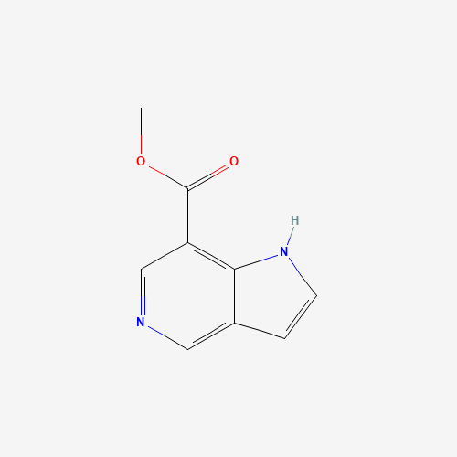 methyl 1H-pyrrolo[3,2-c]pyridine-7-carboxylate (CAS: 1196047-26-3) - Chemical Structure and Molecular Formula 