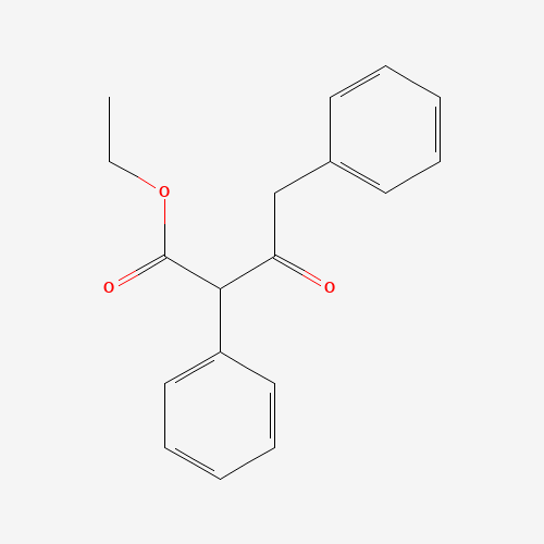 ethyl 3-oxo-2,4-diphenylbutanoate (CAS: 2901-29-3) - Chemical Structure and Molecular Formula 