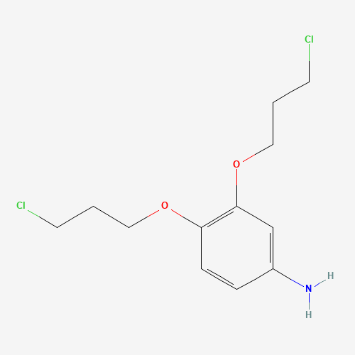 3,4-bis(3-chloropropoxy)aniline (CAS: 959144-53-7) - Related Chemical Product