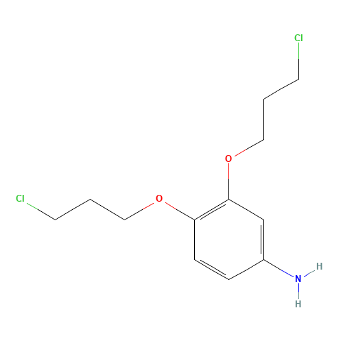 3,4-bis(3-chloropropoxy)aniline (CAS: 959144-53-7) - Related Chemical Product