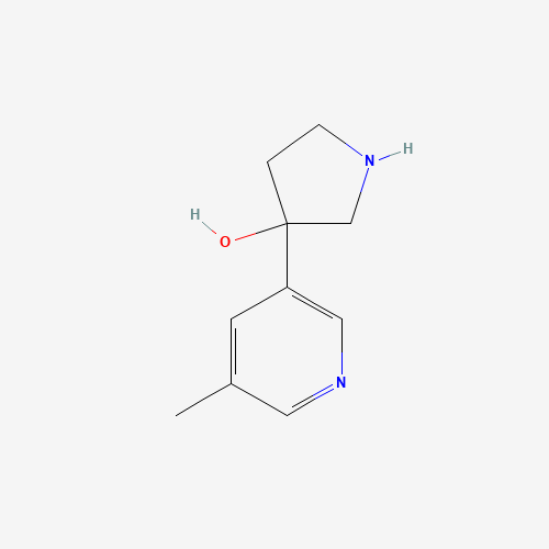 3-(5-methylpyridin-3-yl)pyrrolidin-3-ol (CAS: 1225218-35-8) - Related Chemical Product