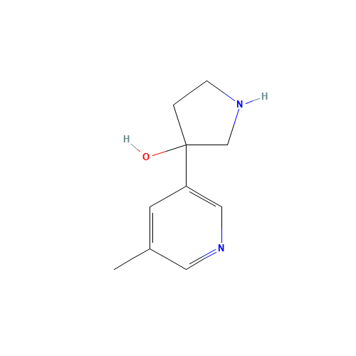 3-(5-methylpyridin-3-yl)pyrrolidin-3-ol (CAS: 1225218-35-8) - Related Chemical Product