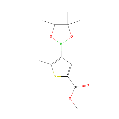 methyl 5-methyl-4-(4,4,5,5-tetramethyl-1,3,2-dioxaborolan-2-yl)thiophene-2-carboxylate (CAS: 1109284-49-2) - Related Chemical Product