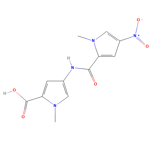 1-methyl-4-[(1-methyl-4-nitropyrrole-2-carbonyl)amino]pyrrole-2-carboxylic acid (CAS: 97950-76-0) - Related Chemical Product