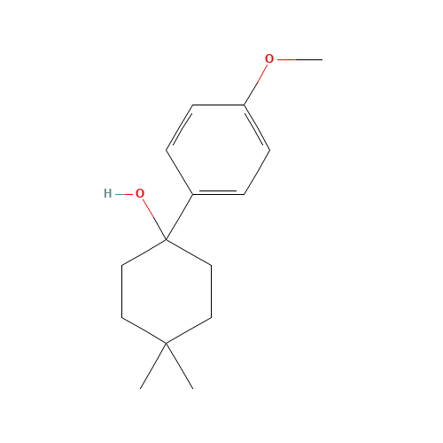 1-(4-methoxyphenyl)-4,4-dimethylcyclohexan-1-ol (CAS: 314051-08-6) - Related Chemical Product