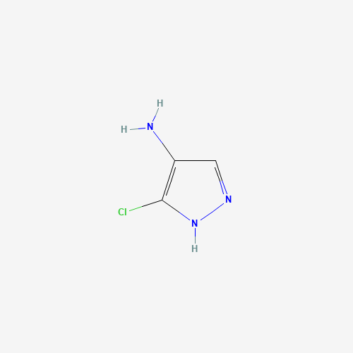 5-chloro-1H-pyrazol-4-amine (CAS: 103286-54-0) - Chemical Structure and Molecular Formula 