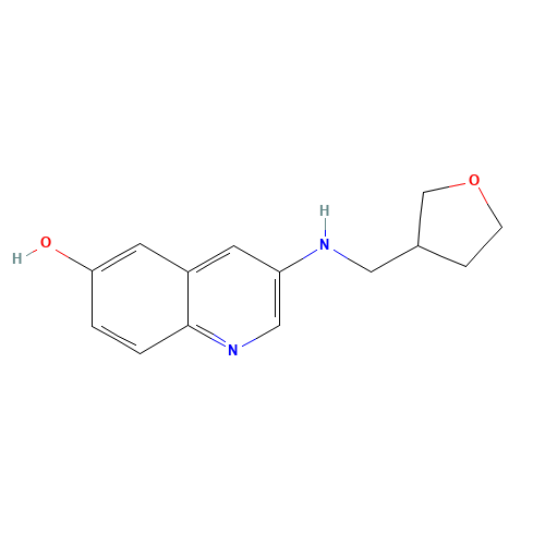 3-(oxolan-3-ylmethylamino)quinolin-6-ol (CAS: 1427473-90-2) - Related Chemical Product