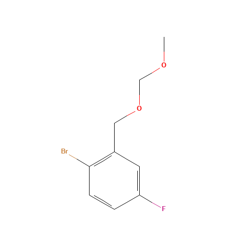 1-bromo-4-fluoro-2-(methoxymethoxymethyl)benzene (CAS: 845301-93-1) - Related Chemical Product