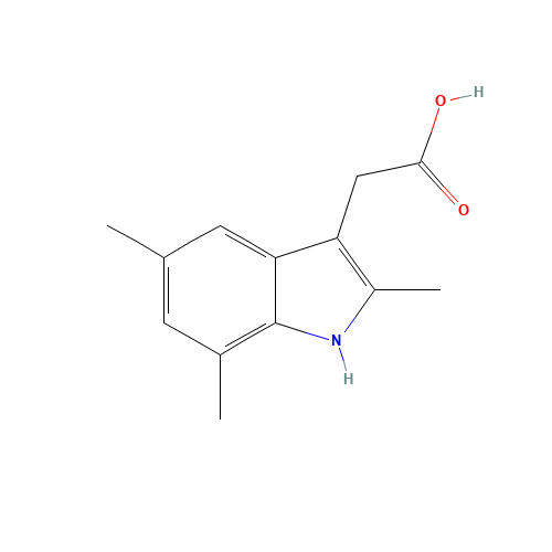 2-(2,5,7-trimethyl-1H-indol-3-yl)acetic acid (CAS: 91957-25-4) - Related Chemical Product