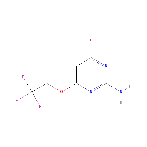 4-fluoro-6-(2,2,2-trifluoroethoxy)pyrimidin-2-amine (CAS: 339369-59-4) - Related Chemical Product