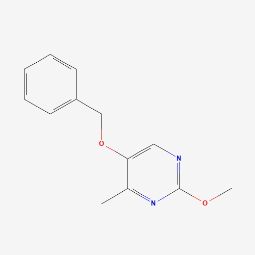 2-methoxy-4-methyl-5-phenylmethoxypyrimidine (CAS: 1369766-61-9) - Chemical Structure and Molecular Formula 