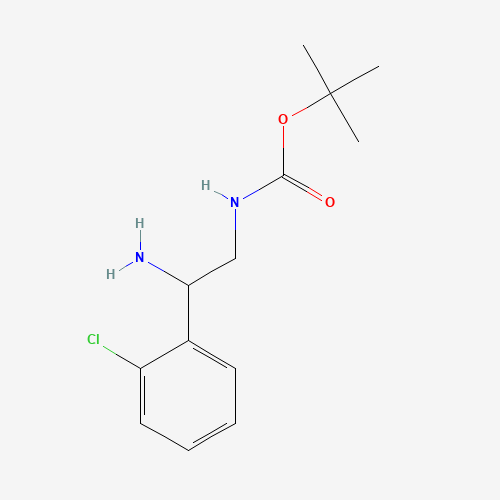 tert-butyl N-[2-amino-2-(2-chlorophenyl)ethyl]carbamate (CAS: 939760-39-1) - Related Chemical Product