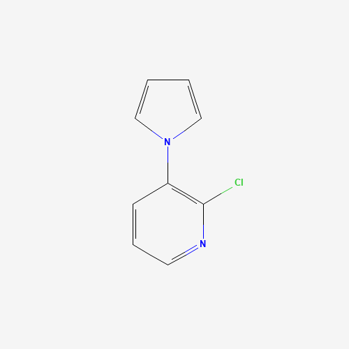 2-chloro-3-pyrrol-1-ylpyridine (CAS: 70291-26-8) - Chemical Structure and Molecular Formula 