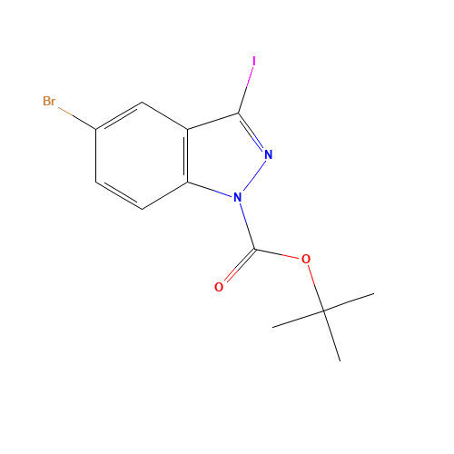 tert-butyl 5-bromo-3-iodoindazole-1-carboxylate (CAS: 459133-68-7) - Related Chemical Product