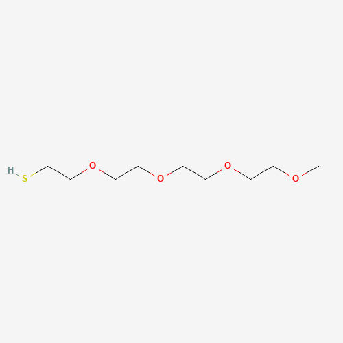 2-[2-[2-(2-methoxyethoxy)ethoxy]ethoxy]ethanethiol (CAS: 52190-55-3) - Chemical Structure and Molecular Formula 
