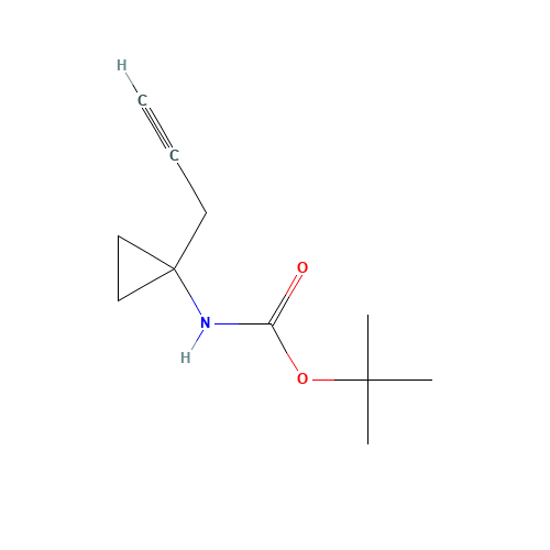 tert-butyl N-(1-prop-2-ynylcyclopropyl)carbamate (CAS: 1391738-62-7) - Related Chemical Product