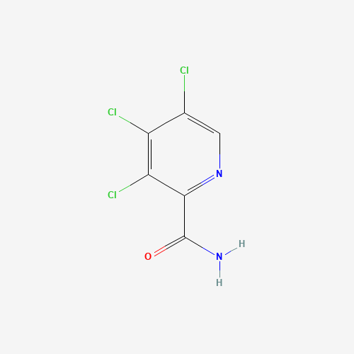 3,4,5-trichloropyridine-2-carboxamide (CAS: 202192-84-5) - Chemical Structure and Molecular Formula 