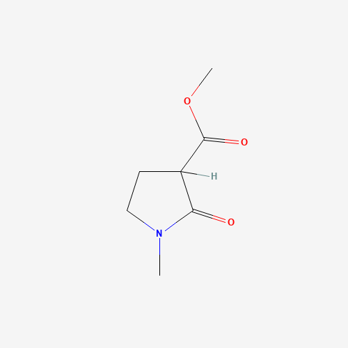 methyl 1-methyl-2-oxopyrrolidine-3-carboxylate (CAS: 114724-98-0) - Chemical Structure and Molecular Formula 