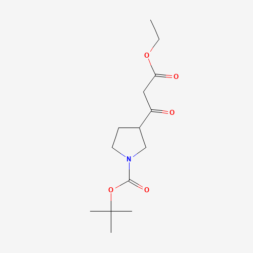 tert-butyl 3-(3-ethoxy-3-oxopropanoyl)pyrrolidine-1-carboxylate (CAS: 889955-52-6) - Related Chemical Product