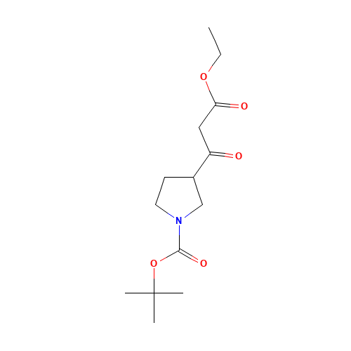 tert-butyl 3-(3-ethoxy-3-oxopropanoyl)pyrrolidine-1-carboxylate (CAS: 889955-52-6) - Related Chemical Product