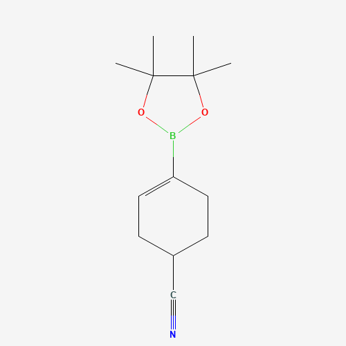 4-(4,4,5,5-tetramethyl-1,3,2-dioxaborolan-2-yl)cyclohex-3-ene-1-carbonitrile (CAS: 1310384-20-3) - Related Chemical Product