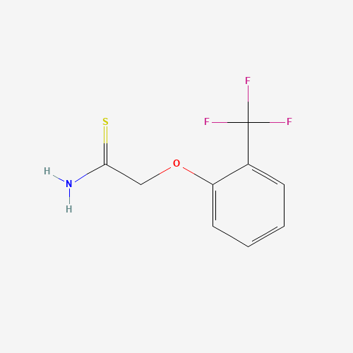 2-[2-(trifluoromethyl)phenoxy]ethanethioamide (CAS: 874804-03-2) - Chemical Structure and Molecular Formula 