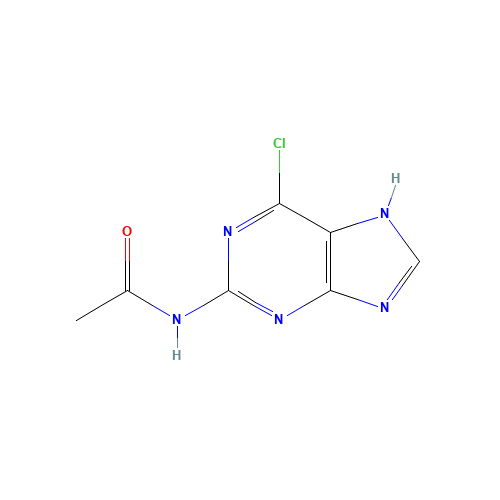 N-(6-chloro-7H-purin-2-yl)acetamide (CAS: 7602-01-9) - Related Chemical Product