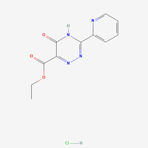 ethyl 5-oxo-3-pyridin-2-yl-2H-1,2,4-triazine-6-carboxylate;hydrochloride (CAS: 77179-76-1) - Chemical Structure and Molecular Formula 