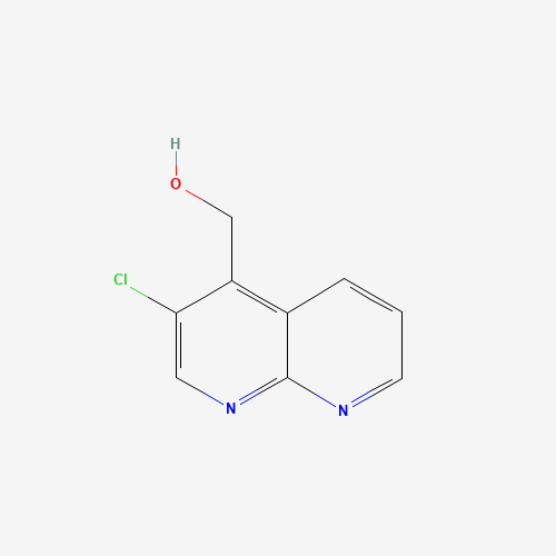 (3-chloro-1,8-naphthyridin-4-yl)methanol (CAS: 1539309-55-1) - Chemical Structure and Molecular Formula 