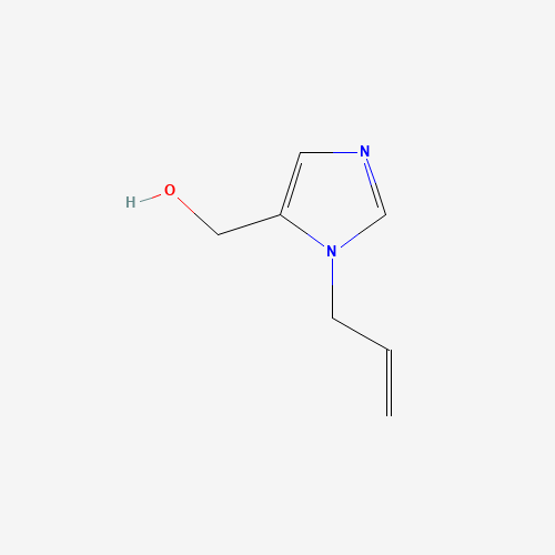 (3-prop-2-enylimidazol-4-yl)methanol (CAS: 329378-97-4) - Chemical Structure and Molecular Formula 