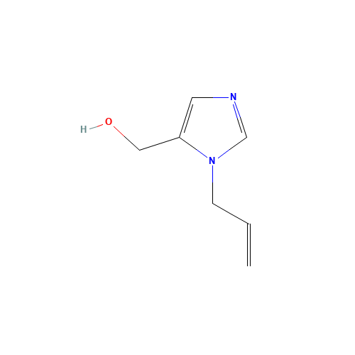 (3-prop-2-enylimidazol-4-yl)methanol (CAS: 329378-97-4) - Chemical Structure and Molecular Formula 