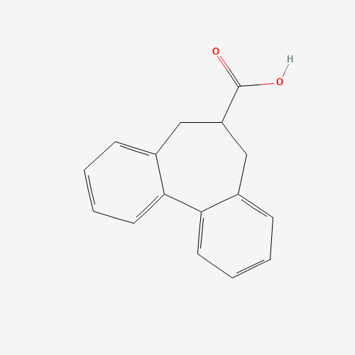 6,7-dihydro-5H-dibenzo[2,1-b:2',1'-e][7]annulene-6-carboxylic acid (CAS: 42842-95-5) - Chemical Structure and Molecular Formula 