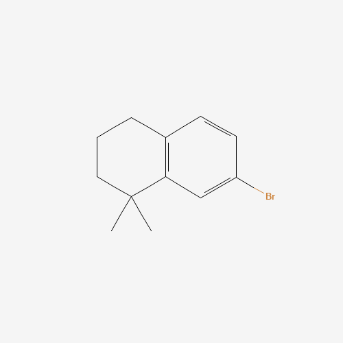 6-bromo-4,4-dimethyl-2,3-dihydro-1H-naphthalene (CAS: 98453-58-8) - Chemical Structure and Molecular Formula 