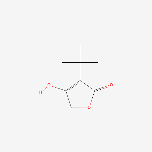 4-tert-butyl-3-hydroxy-2H-furan-5-one (CAS: 114908-93-9) - Chemical Structure and Molecular Formula 