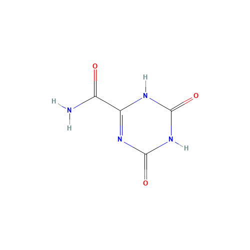 4,6-dioxo-1H-1,3,5-triazine-2-carboxamide (CAS: 69391-08-8) - Chemical Structure and Molecular Formula 