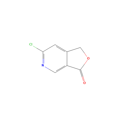 6-chloro-1H-furo[3,4-c]pyridin-3-one (CAS: 1352893-24-3) - Chemical Structure and Molecular Formula 