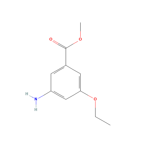 methyl 3-amino-5-ethoxybenzoate (CAS: 706792-04-3) - Chemical Structure and Molecular Formula 