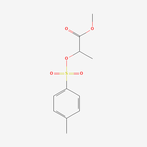 methyl 2-(4-methylphenyl)sulfonyloxypropanoate (CAS: 66648-29-1) - Chemical Structure and Molecular Formula 