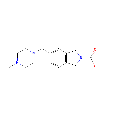 tert-butyl 5-[(4-methylpiperazin-1-yl)methyl]-1,3-dihydroisoindole-2-carboxylate (CAS: 1019890-58-4) - Related Chemical Product