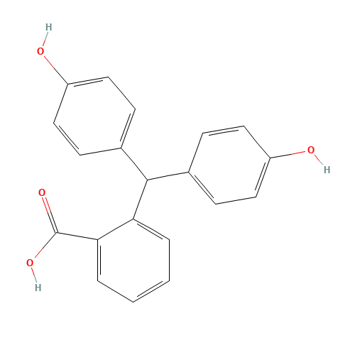 2-[bis(4-hydroxyphenyl)methyl]benzoic acid (CAS: 81-90-3) - Related Chemical Product