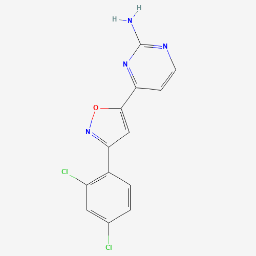 4-[3-(2,4-dichlorophenyl)-1,2-oxazol-5-yl]pyrimidin-2-amine (CAS: 264256-44-2) - Related Chemical Product