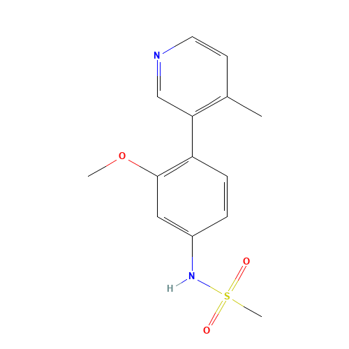 N-[3-methoxy-4-(4-methylpyridin-3-yl)phenyl]methanesulfonamide (CAS: 1357094-09-7) - Related Chemical Product