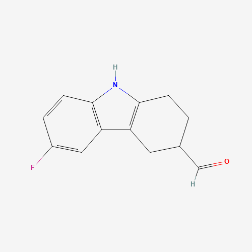 6-fluoro-2,3,4,9-tetrahydro-1H-carbazole-3-carbaldehyde (CAS: 843653-04-3) - Related Chemical Product