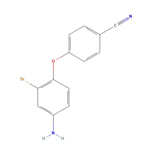 4-(4-amino-2-bromophenoxy)benzonitrile (CAS: 66658-88-6) - Related Chemical Product