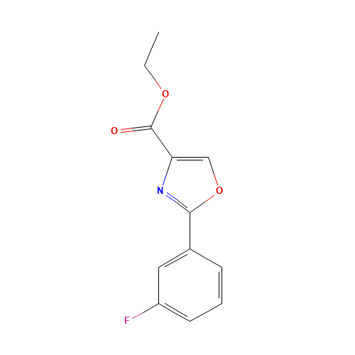 ethyl 2-(3-fluorophenyl)-1,3-oxazole-4-carboxylate (CAS: 885272-98-0) - Related Chemical Product